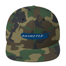 Load image into Gallery viewer, Blue Paintbrush logo (Snapback Hat)