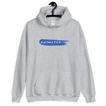 Load image into Gallery viewer, Blue Paintbrush logo (Unisex Hoodie)