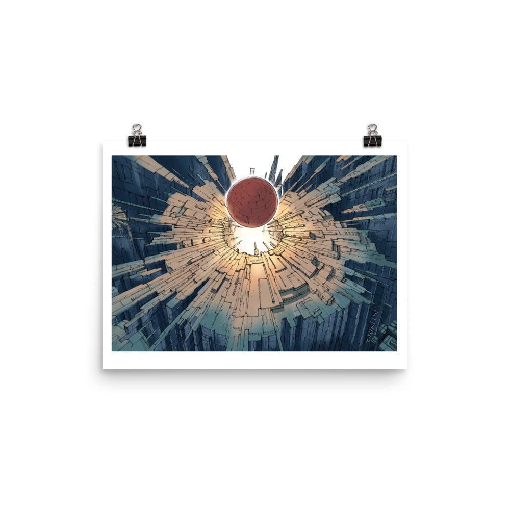 Birth of the Sun: Sunshine City (Poster 12x16)