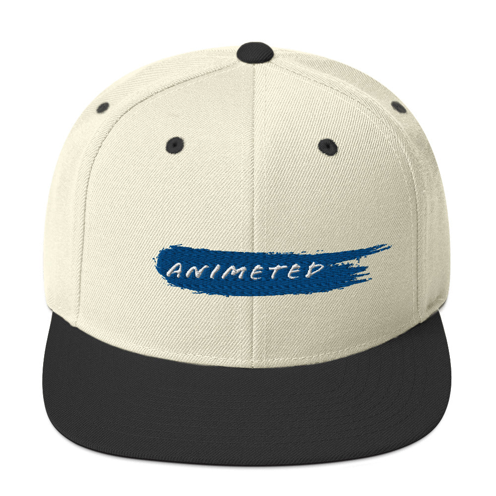 Blue Paintbrush logo (Snapback Hat)