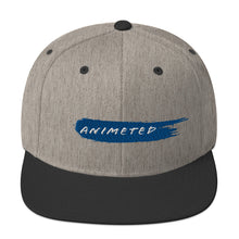 Load image into Gallery viewer, Blue Paintbrush logo (Snapback Hat)
