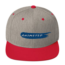 Load image into Gallery viewer, Blue Paintbrush logo (Snapback Hat)

