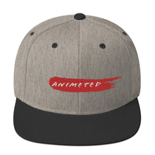 Load image into Gallery viewer, Red Paintbrush logo (Snapback Hat)
